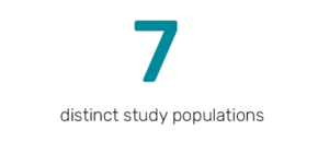 7 distinct study populations